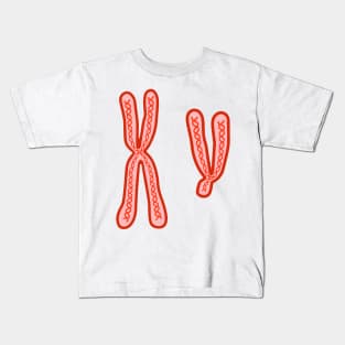 X and Y Chromosomes Kids T-Shirt